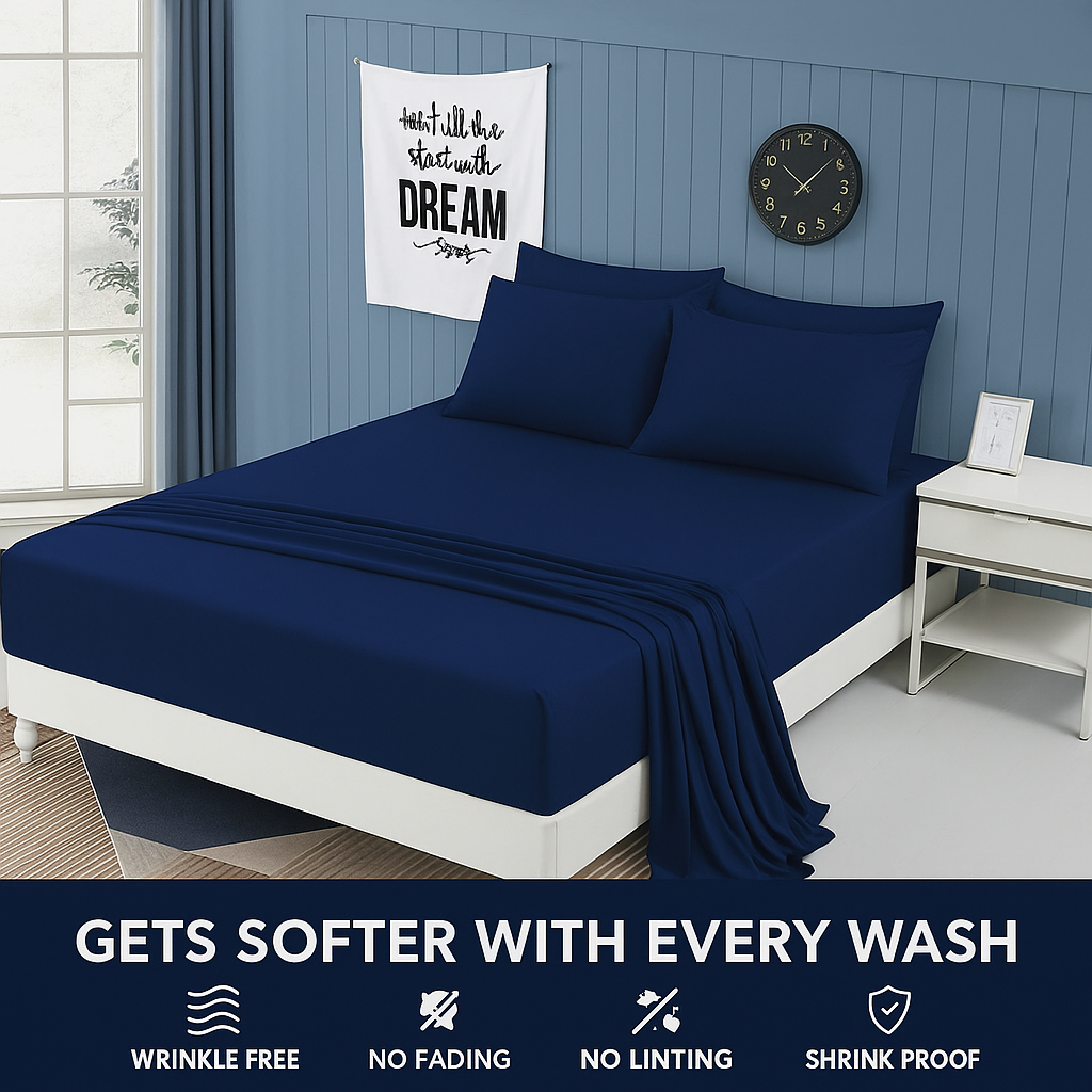 Luxury Bed Sheet Set – Ultra Soft Microfiber