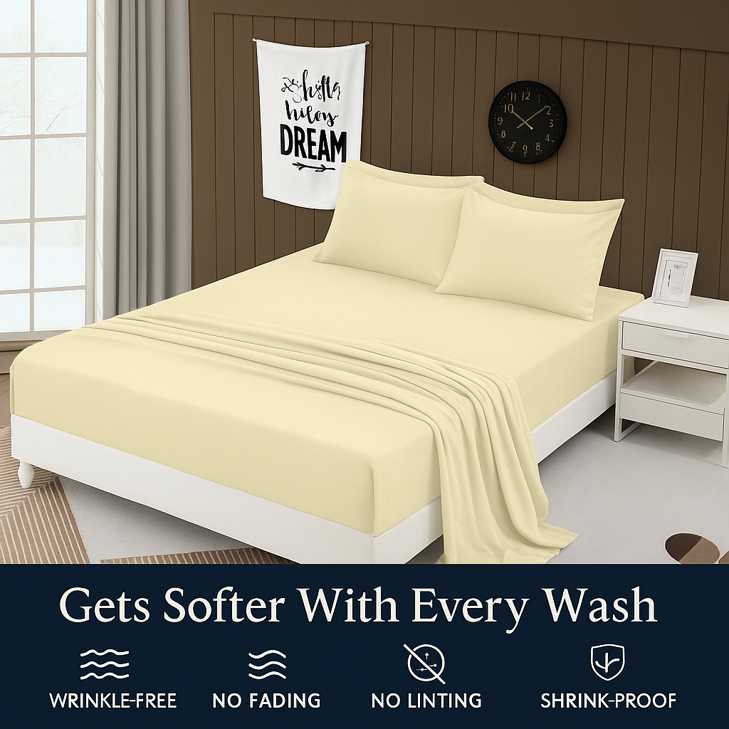 Luxury Bed Sheet Set – Ultra Soft Microfiber