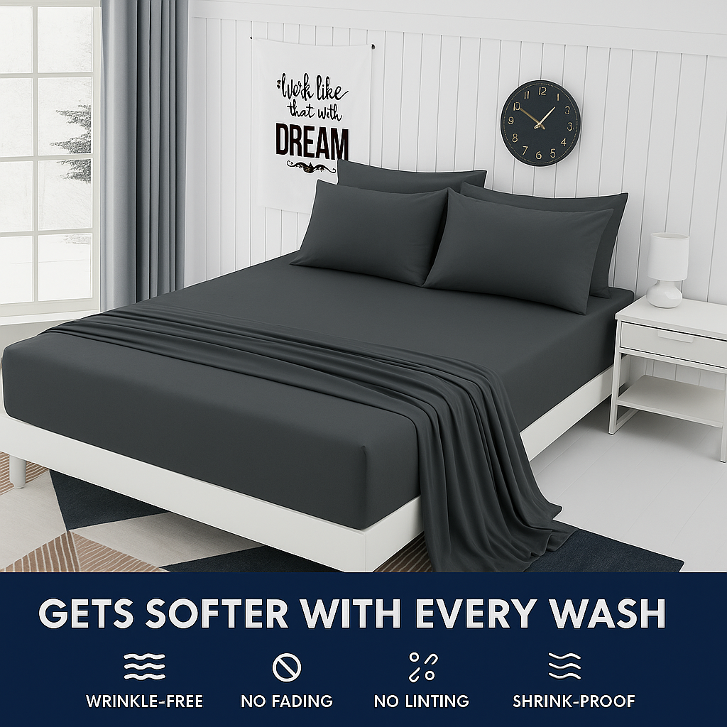 Luxury Bed Sheet Set – Ultra Soft Microfiber